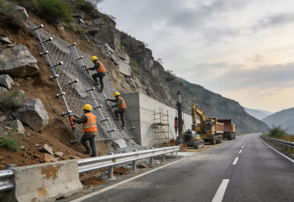 厚街镇公路道路护坡